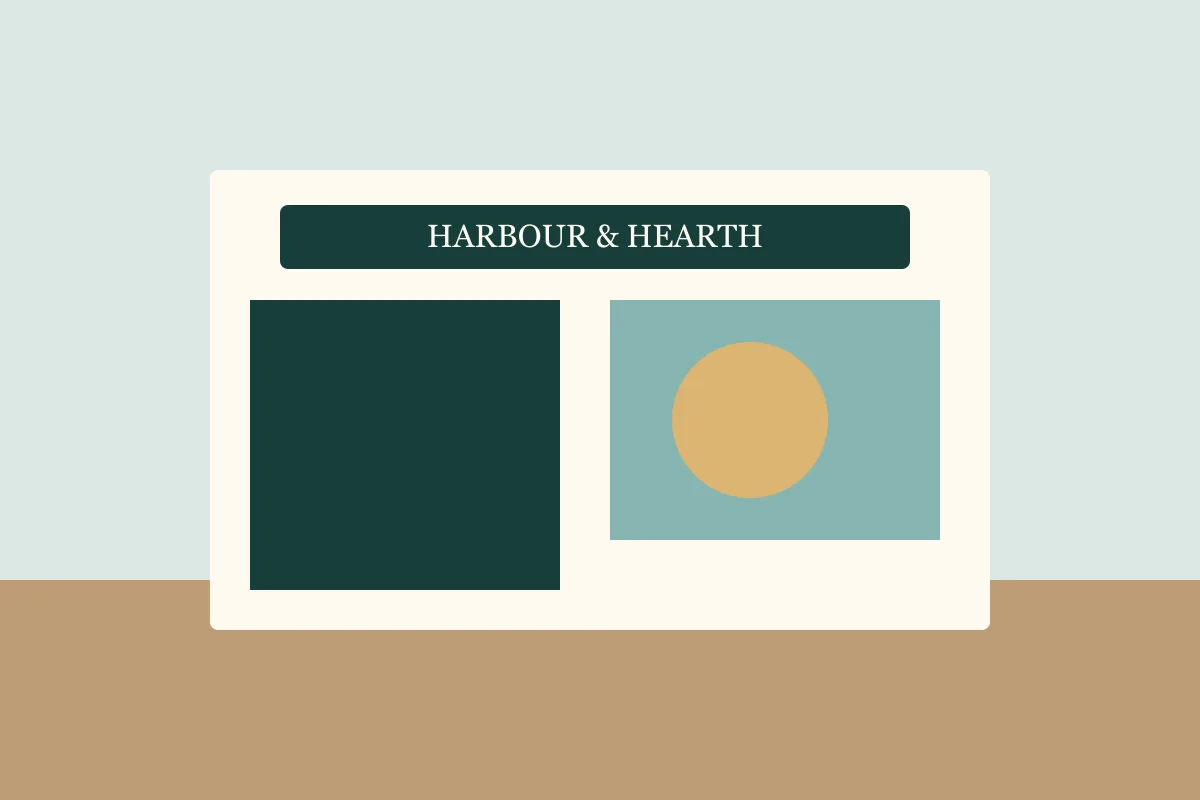 Harbour and Hearth café storefront